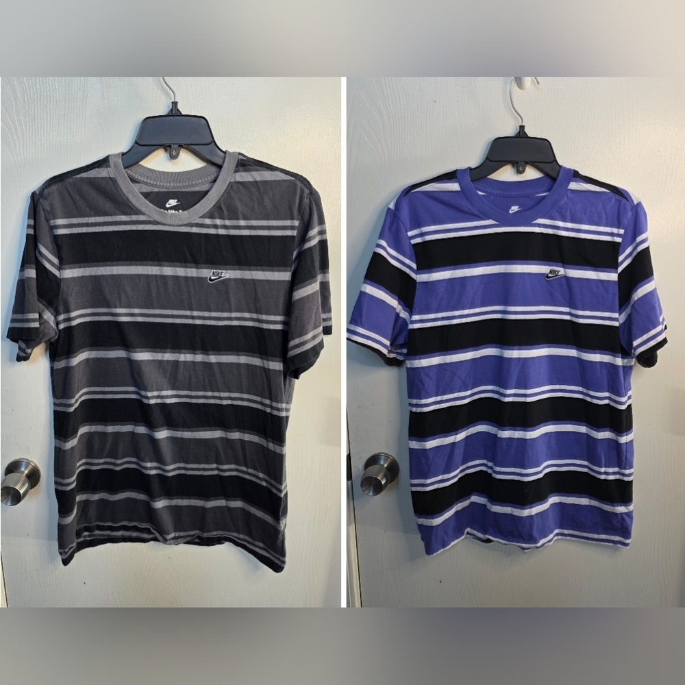 *3 FOR $12* Nike Striped Short Sleeve Tees Sporty Casual